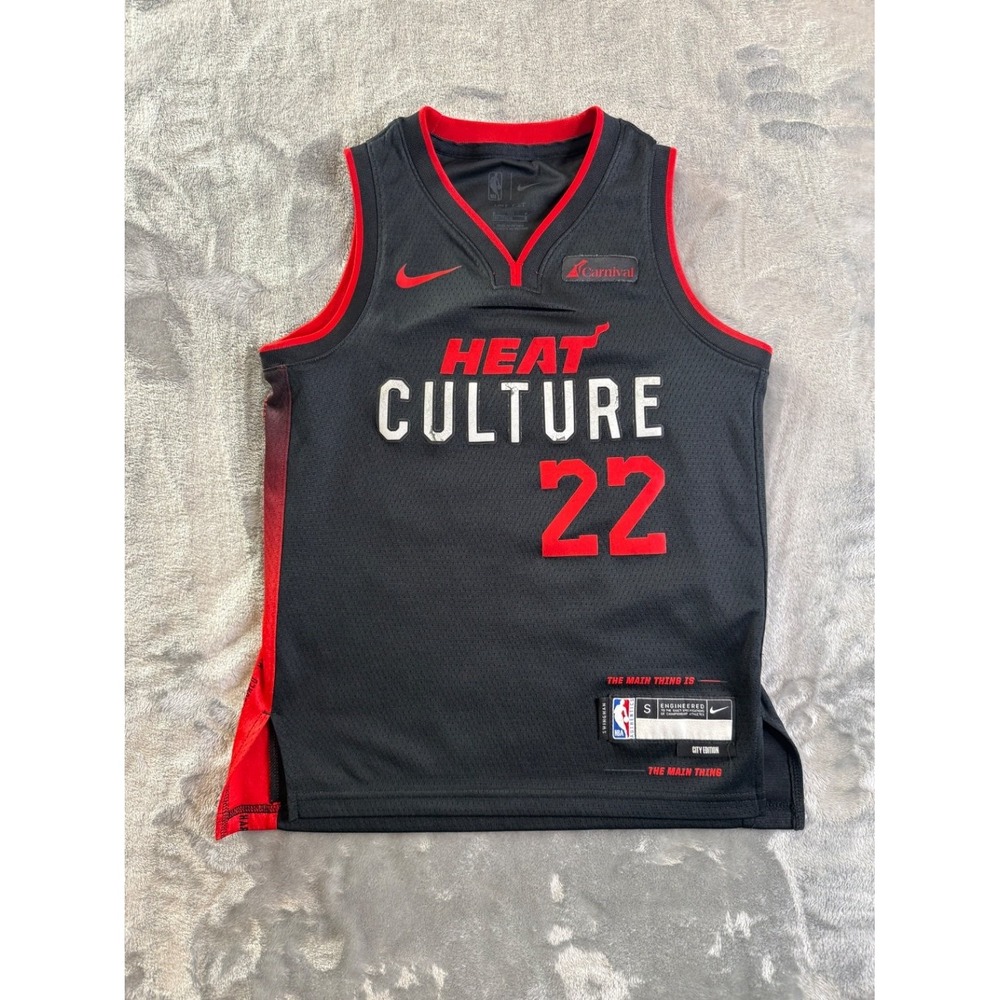 Nike Jimmy Butler Miami Heat Culture City Edition Jersey Youth S 8 #22